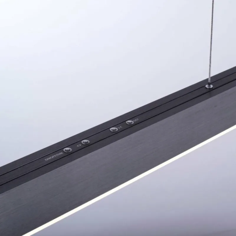 Luminaires Paul Neuhaus Suspension Paul Neuhaus PURE-MOTO LED Gris, 3 lumières, Télécommandes* Éclairage Led