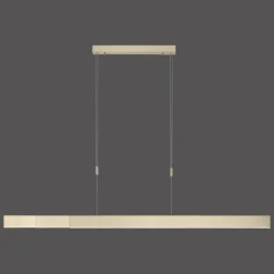 Luminaires Paul Neuhaus Suspension Paul Neuhaus PURE-MOTO LED Laiton, 3 lumières, Télécommandes* Éclairage Led