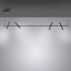 Luminaires Paul Neuhaus Suspension Paul Neuhaus PURE-TUTUA LED Noir, 4 lumières* Éclairage Led