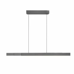 Luminaires Paul Neuhaus Suspension Paul Neuhaus PURE-MOTO-RISE LED Gris, 3 lumières, Télécommandes
