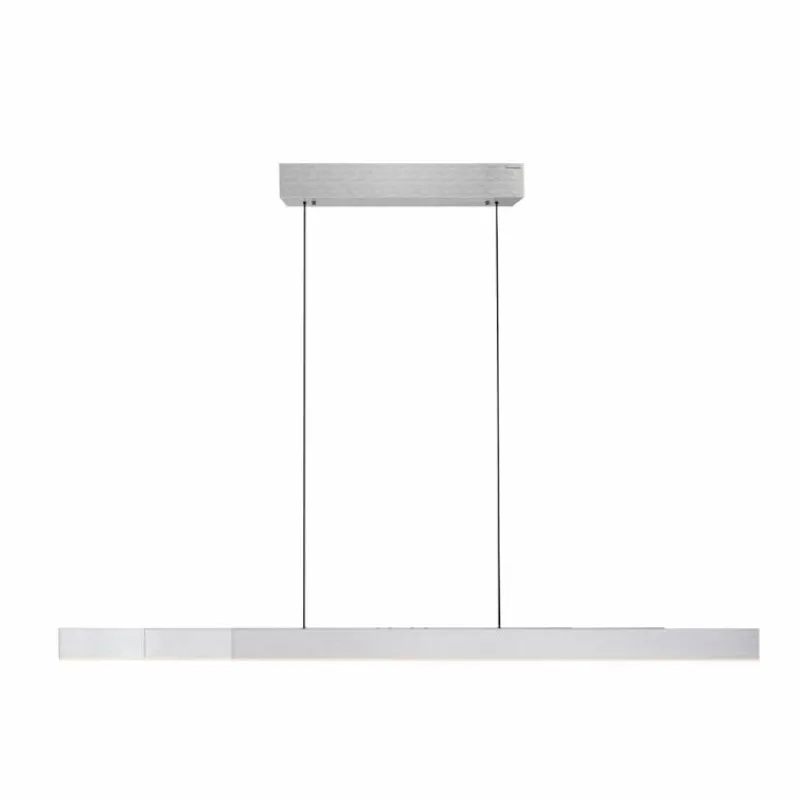 Luminaires Paul Neuhaus Suspension Paul Neuhaus PURE-MOTO-RISE LED Argenté, 3 lumières, Télécommandes