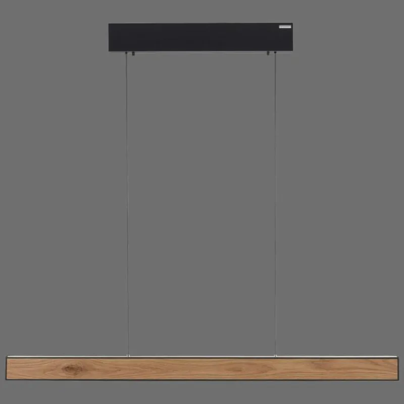 Lampes En Bois-Luminaires Paul Neuhaus Suspension Paul Neuhaus PURE E-MOTION LED Couleur bois, Noir, 1 lumière, Télécommandes