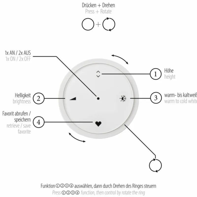 Lampes En Bois-Luminaires Paul Neuhaus Suspension Paul Neuhaus PURE E-MOTION LED Couleur bois, Noir, 1 lumière, Télécommandes