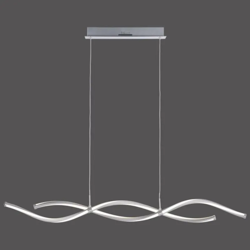 Paul Neuhaus Q-Serie Suspension Paul Neuhaus Q-MALINA LED Nickel mat, 2 lumières, Télécommandes