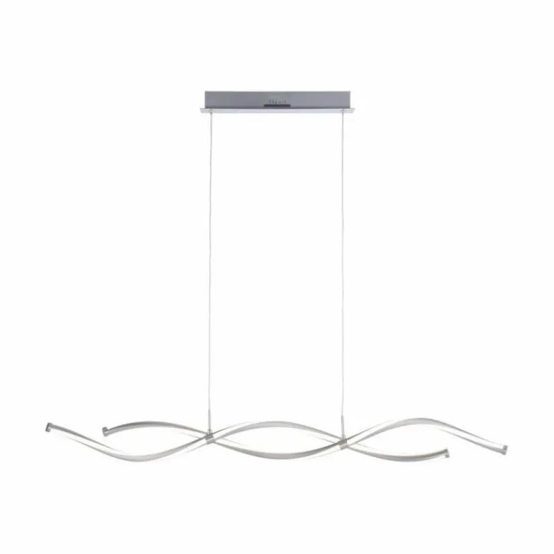 Paul Neuhaus Q-Serie Suspension Paul Neuhaus Q-MALINA LED Nickel mat, 2 lumières, Télécommandes