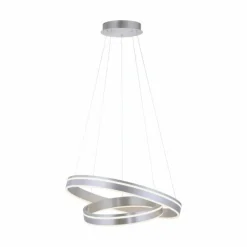 Paul Neuhaus Q-Serie Suspension Paul Neuhaus Q-VITO LED Argenté, 2 lumières, Télécommandes