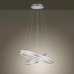 Paul Neuhaus Q-Serie Suspension Paul Neuhaus Q-VITO LED Argenté, 2 lumières, Télécommandes