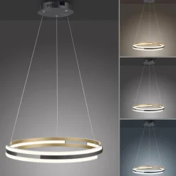 Paul Neuhaus Q-Serie Suspension Paul Neuhaus Q-BELUGA LED Or, 1 lumière, Télécommandes