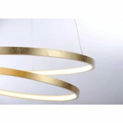 Lampes Dorées-Luminaires Paul Neuhaus Suspension Paul Neuhaus ROMAN LED Or, 1 lumière