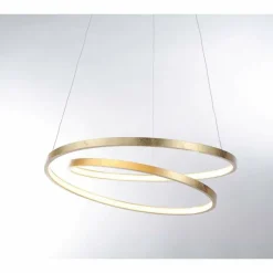 Lampes Dorées-Luminaires Paul Neuhaus Suspension Paul Neuhaus ROMAN LED Or, 1 lumière