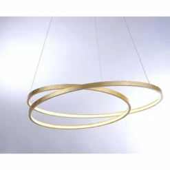 Lampes Dorées-Luminaires Paul Neuhaus Suspension Paul Neuhaus ROMAN LED Or, 1 lumière