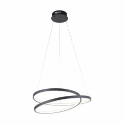 Luminaires Paul Neuhaus Suspension Paul Neuhaus ROMAN LED Noir, 1 lumière* Suspensions