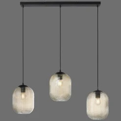 Luminaires Paul Neuhaus Suspension Paul Neuhaus SHITAKE Noir, 3 lumières