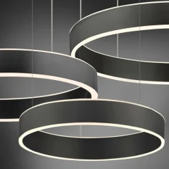 Luminaires Paul Neuhaus Suspension Paul Neuhaus SCULLI LED Noir, 2 lumières* Suspensions