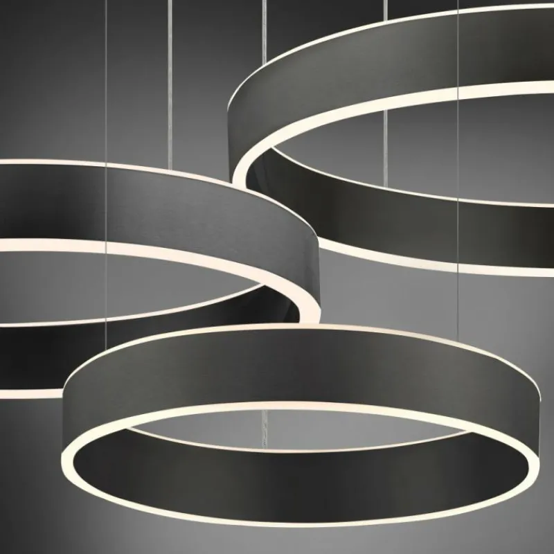 Luminaires Paul Neuhaus Suspension Paul Neuhaus SCULLI LED Noir, 2 lumières* Suspensions