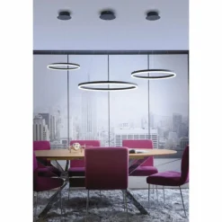 Luminaires Paul Neuhaus Suspension Paul Neuhaus TITUS LED Anthracite, 1 lumière* Éclairage Led