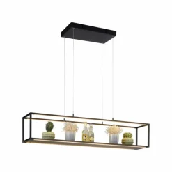 Luminaires Paul Neuhaus Suspension Paul-Neuhaus CONTURA LED Noir, 4 lumières* Éclairage Led
