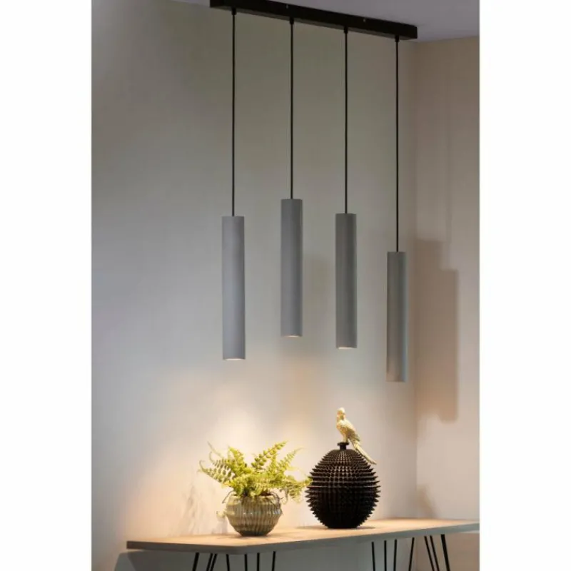 Luminaires Paul Neuhaus Suspension Paul-Neuhaus ETON Noir, 4 lumières* Suspensions