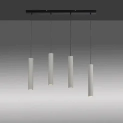 Luminaires Paul Neuhaus Suspension Paul-Neuhaus ETON Noir, 4 lumières* Suspensions