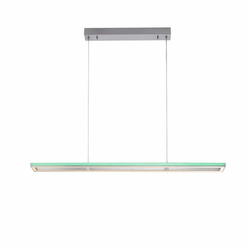 Luminaires Paul Neuhaus Suspension Paul-Neuhaus HELIX LED Aluminium, 2 lumières, Télécommandes* Éclairage Led