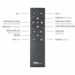 Luminaires Paul Neuhaus Suspension Paul-Neuhaus HELIX LED Aluminium, 2 lumières, Télécommandes* Éclairage Led