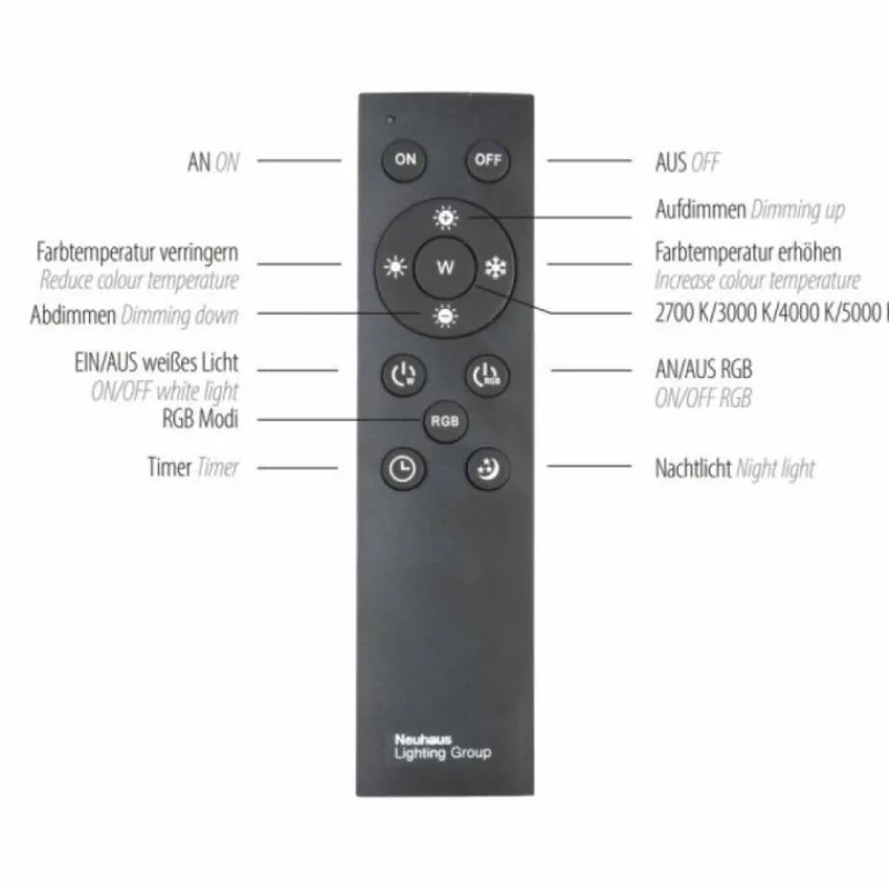 Luminaires Paul Neuhaus Suspension Paul-Neuhaus HELIX LED Aluminium, 2 lumières, Télécommandes* Éclairage Led