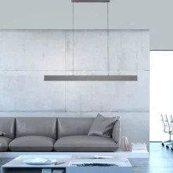 Luminaires Paul Neuhaus Suspension Paul-Neuhaus NANIA LED Gris, 1 lumière* Suspensions