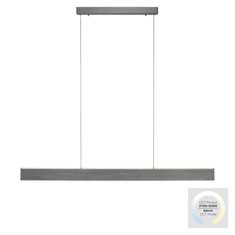 Luminaires Paul Neuhaus Suspension Paul-Neuhaus NANIA LED Gris, 1 lumière* Suspensions