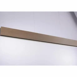 Lampes En Bois-Luminaires Paul Neuhaus Suspension Paul-Neuhaus PALMA LED Gris, Bois clair, 2 lumières, Télécommandes