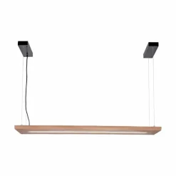 Lampes En Bois-Luminaires Paul Neuhaus Suspension Paul-Neuhaus PALMA LED Écru, Noir, 1 lumière, Télécommandes