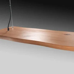 Lampes En Bois-Luminaires Paul Neuhaus Suspension Paul-Neuhaus PALMA LED Écru, Noir, 1 lumière, Télécommandes