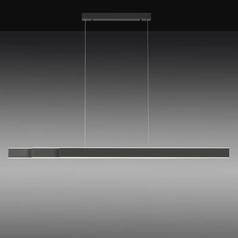 Luminaires Paul Neuhaus Suspension Paul-Neuhaus PURE-LUME LED Anthracite, 6 lumières* Éclairage Led