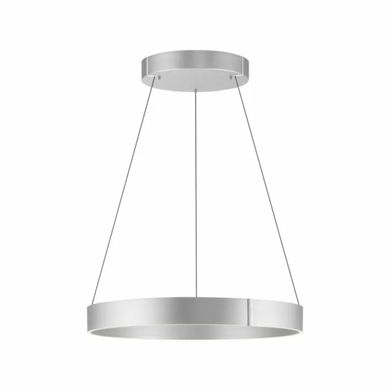 Luminaires Paul Neuhaus Suspension Paul-Neuhaus PURE E-CLIPSE LED Argenté, 2 lumières, Télécommandes* Éclairage Led