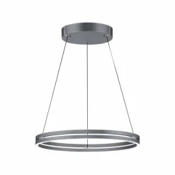 Luminaires Paul Neuhaus Suspension Paul-Neuhaus PURE E-LOOP LED Gris, 2 lumières, Télécommandes* Éclairage Led