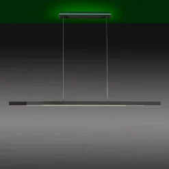 Paul Neuhaus Q-Serie Suspension Paul-Neuhaus Q-ARIAN LED Anthracite, 4 lumières, Télécommandes