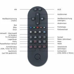 Paul Neuhaus Q-Serie Suspension Paul-Neuhaus Q-ETIENNE LED Acier brossé, 2 lumières, Télécommandes