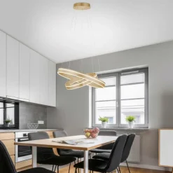 Paul Neuhaus Q-Serie Suspension Paul-Neuhaus Q-VITO LED Laiton, 2 lumières, Télécommandes