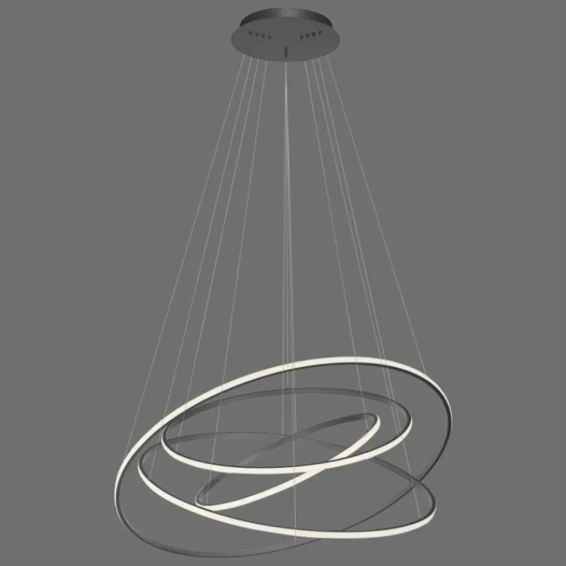 Luminaires Paul Neuhaus Suspension Paul-Neuhaus TESSARA LED Anthracite, 1 lumière, Télécommandes* Éclairage Led