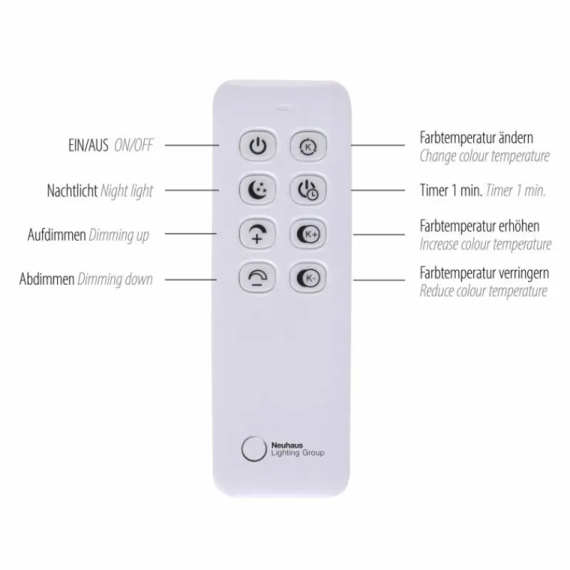 Luminaires Paul Neuhaus Suspension Paul-Neuhaus TESSARA LED Anthracite, 1 lumière, Télécommandes* Éclairage Led