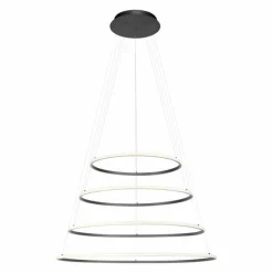 Luminaires Paul Neuhaus Suspension Paul-Neuhaus TESSARA LED Anthracite, 1 lumière, Télécommandes* Éclairage Led