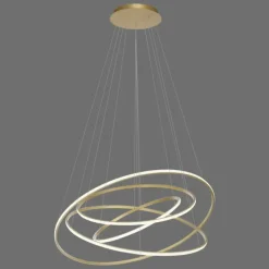 Lampes Dorées-Luminaires Paul Neuhaus Suspension Paul-Neuhaus TESSARA LED Or, 1 lumière, Télécommandes