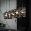 Lampes Industrielles-hofstein Suspension PAULUSPOLDER Noir, 5 lumières