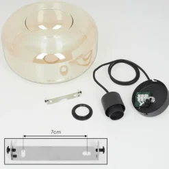 hofstein Suspension Pedreles Noir, 1 lumière