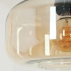 hofstein Suspension Pedreles Noir, 1 lumière