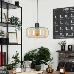 hofstein Suspension Pedreles Noir, 1 lumière