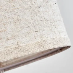 Lampes En Tissu-hofstein Suspension Perdigueira Écru, Noir, 3 lumières