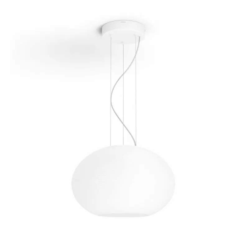 Luminaires Philips Suspension Philips Hue Ambiance White & Color Flourish LED Blanc, 1 lumière, Changeur de couleurs