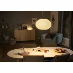 Luminaires Philips Suspension Philips Hue Flourish LED Blanc, 1 lumière, Changeur de couleurs