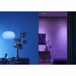 Luminaires Philips Suspension Philips Hue Flourish LED Blanc, 1 lumière, Changeur de couleurs