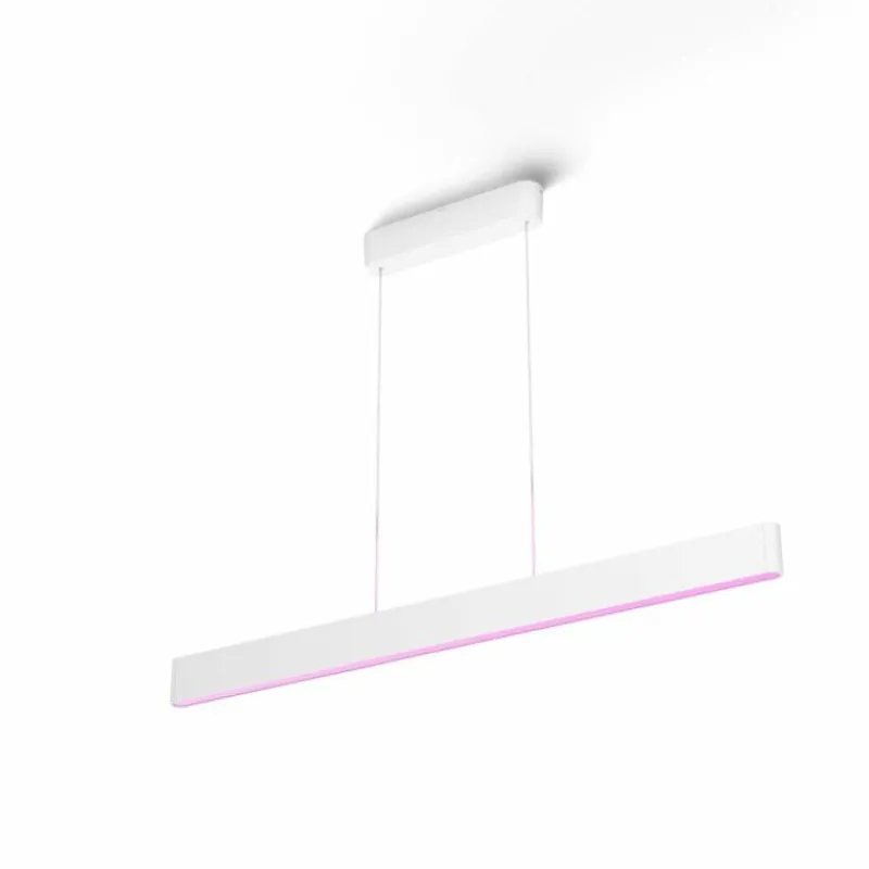 Luminaires Philips Suspension Philips Hue White & Colour Ambiance Ensis LED Blanc, 2 lumières, Changeur de couleurs